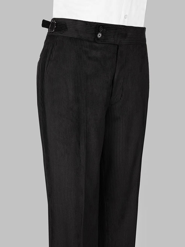 Black 2-Piece Double Breasted Peak Lapel suit