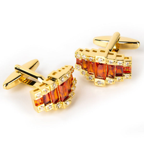Elegant Gold Cufflinks for Men’s Formal Shirts