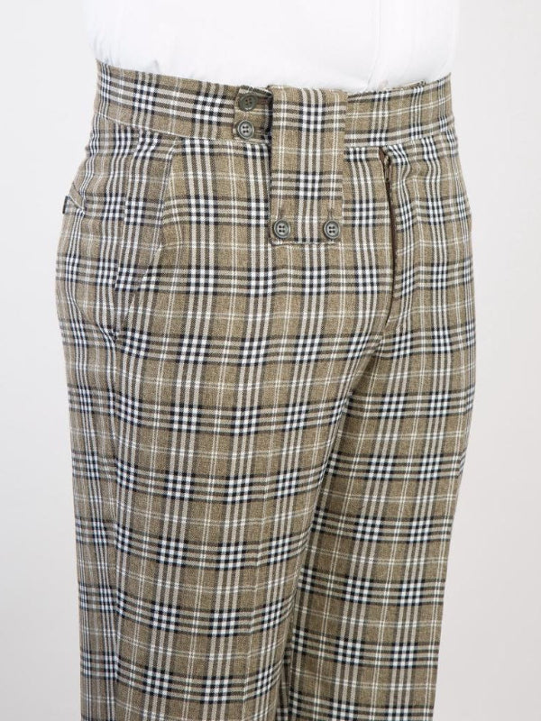 Yellow plaid 2 Piece Double Breasted Slim Fit Formal Tuxedo Suit
