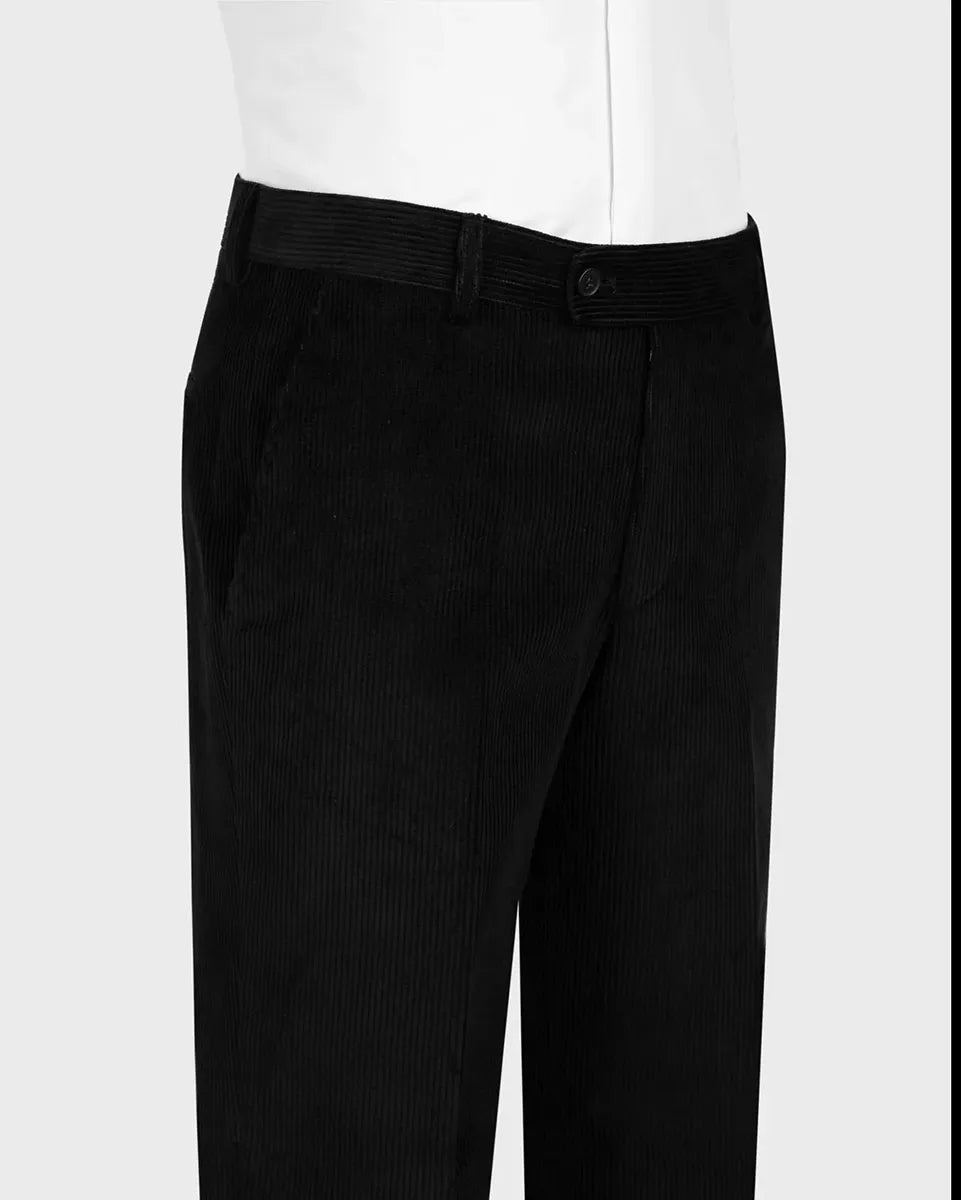 Corduroy One-button 2-piece Suit