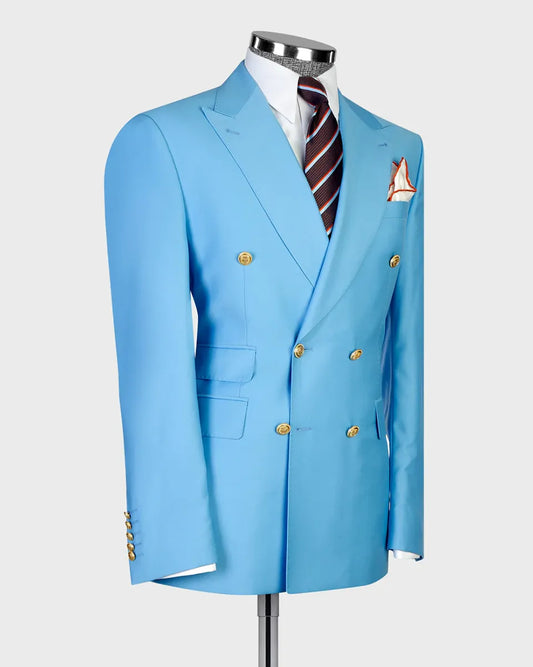Men's Double-breasted 2-piece Suit