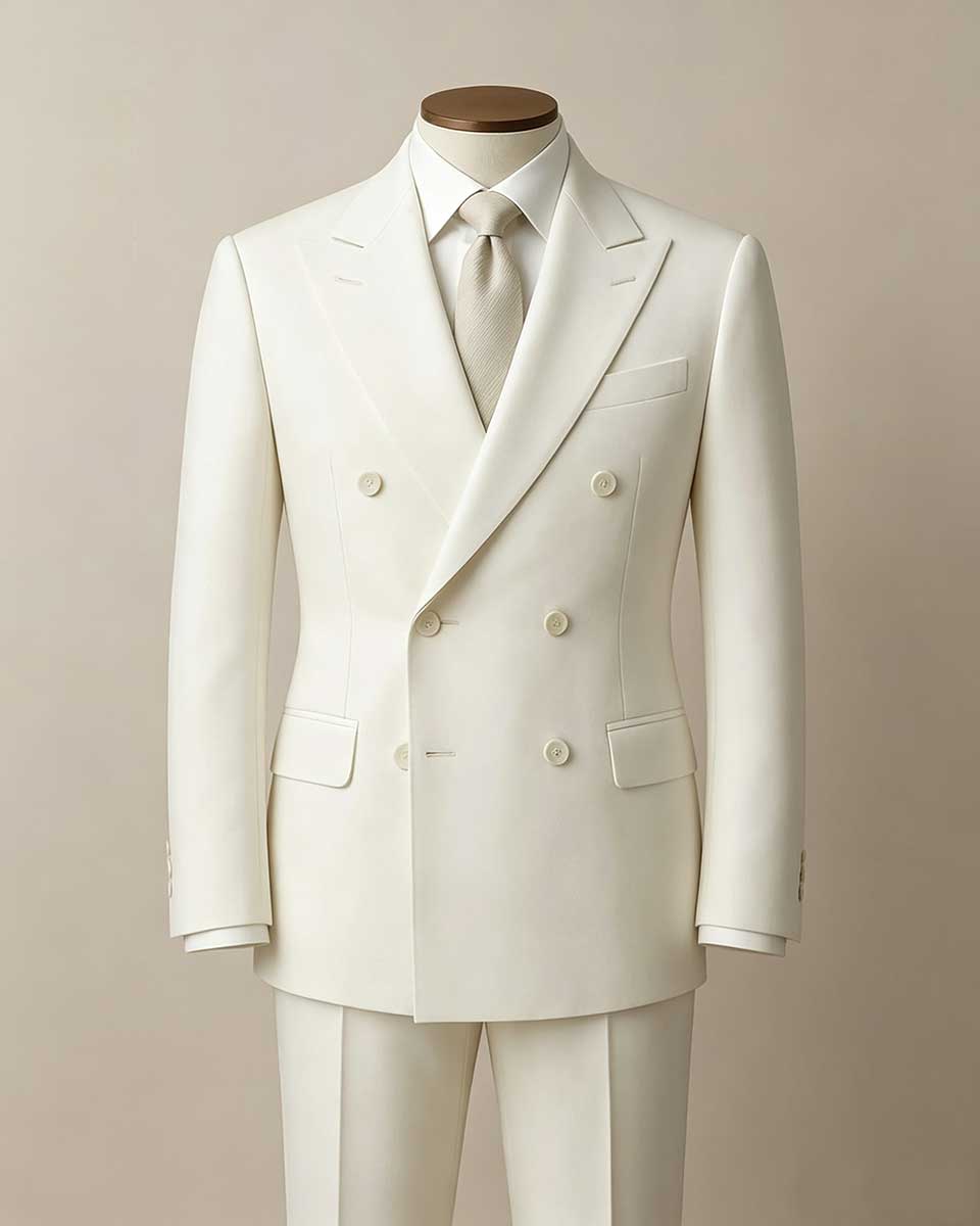 Men's Double-breasted 2-piece Suit