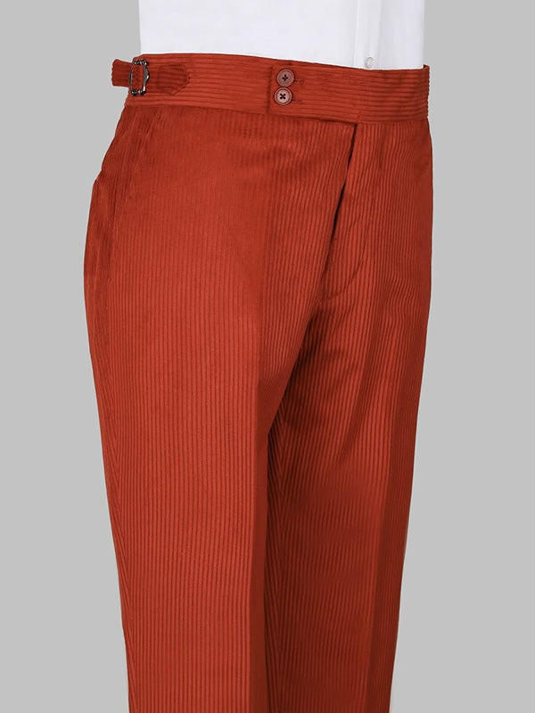 Red 2-Piece Double Breasted Peak Lapel suit