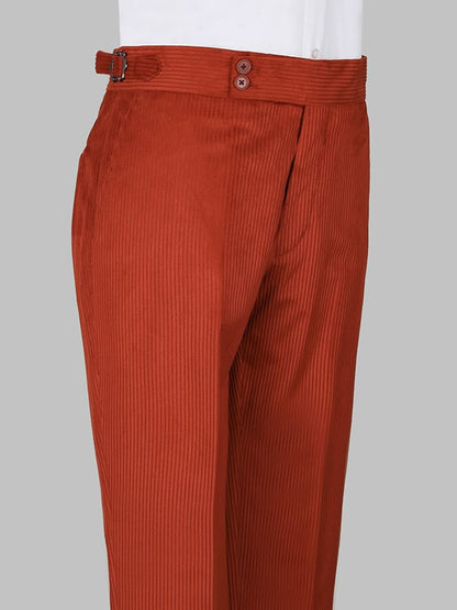 Red 2-Piece Double Breasted Peak Lapel suit
