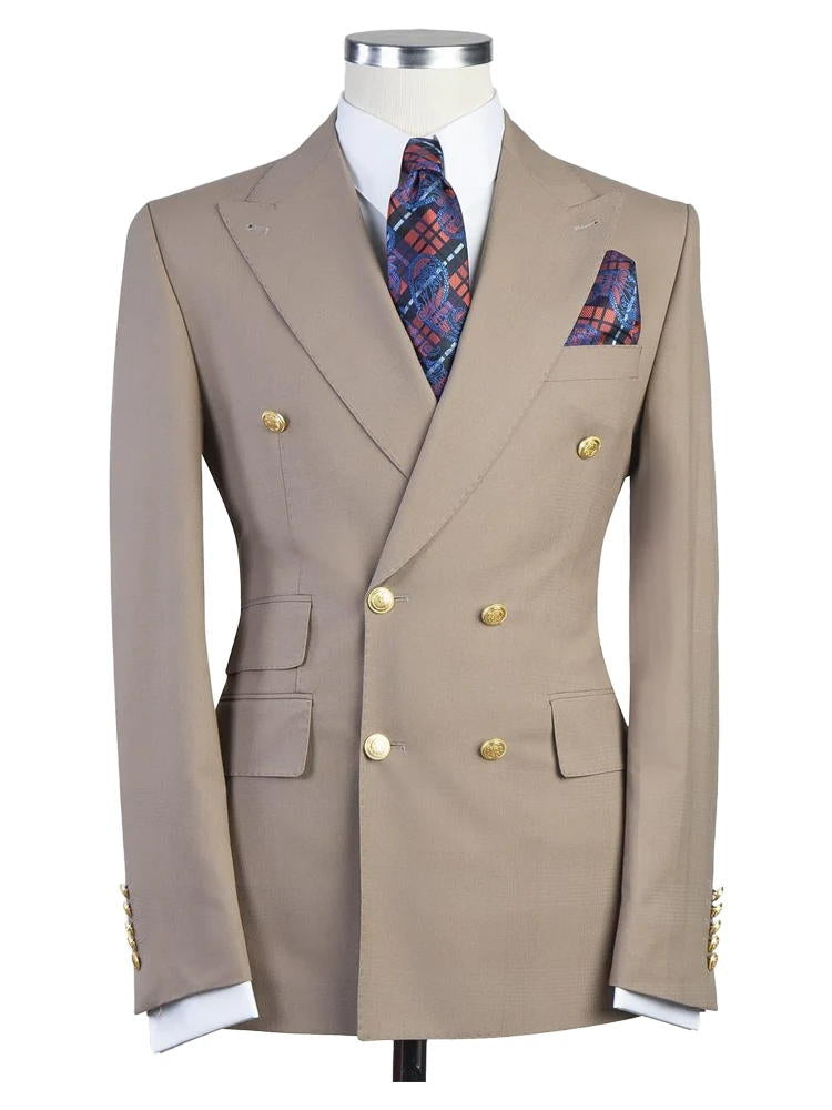 Men's Double-breasted 2-piece Suit