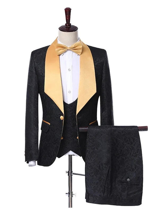 Jacquard Shawl Lapel 2-piece Tuxedo