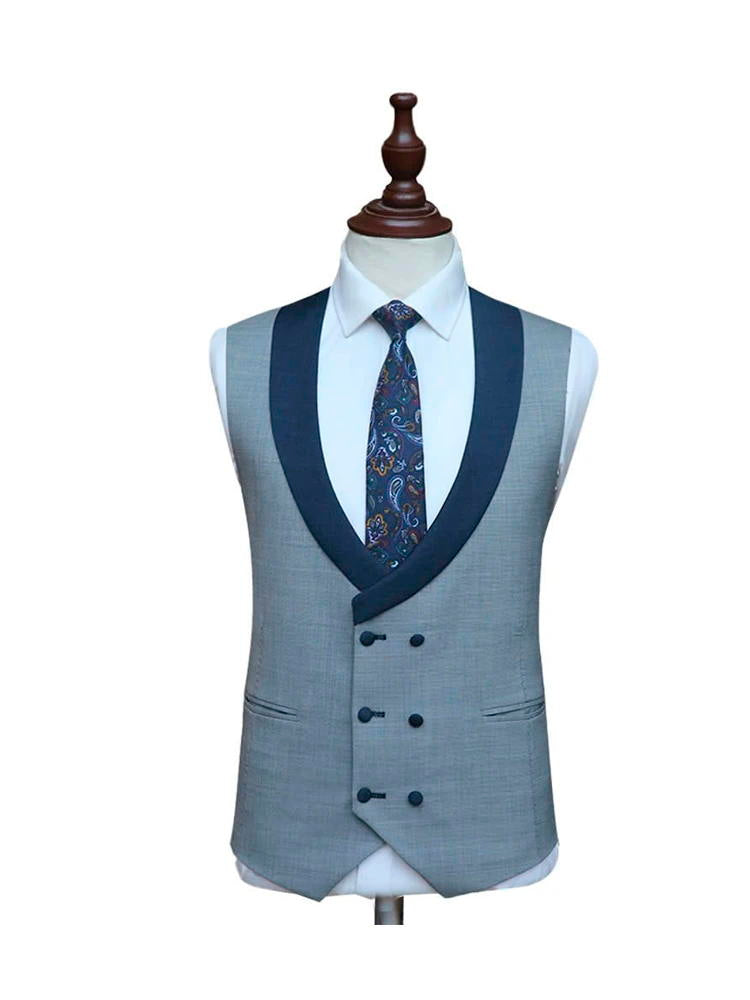 Men's Peak Lapel 3-piece Suit