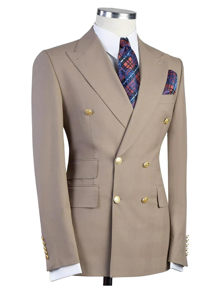 Men's Double-breasted 2-piece Suit