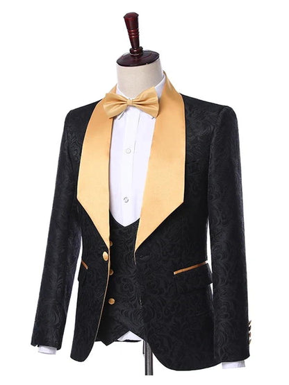 Jacquard Shawl Lapel 2-piece Tuxedo