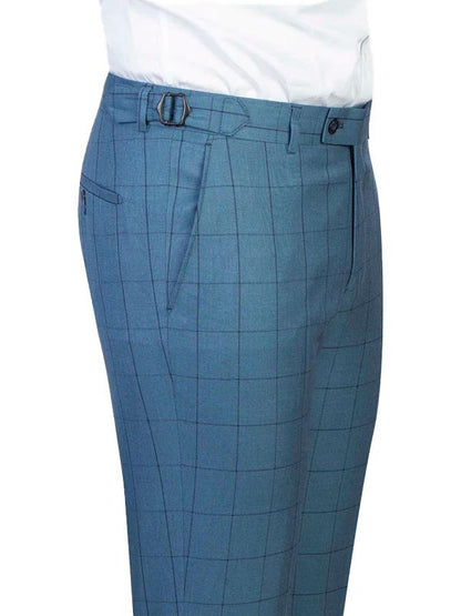 Plaid Peak Lapel 3-piece Suit