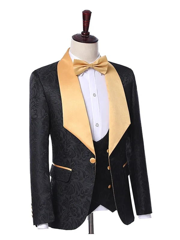 Jacquard Shawl Lapel 2-piece Tuxedo