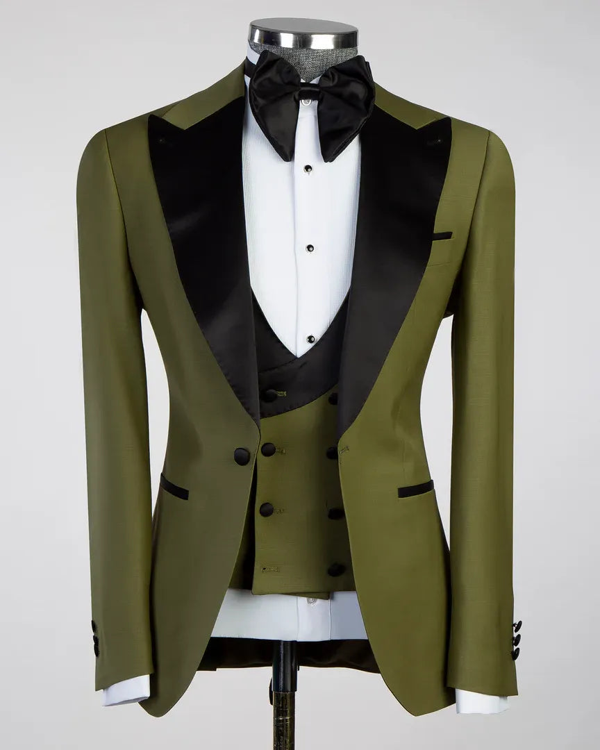 Peak Lapel 3-piece Tuxedo