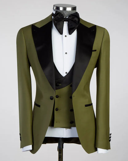 Peak Lapel 3-piece Tuxedo