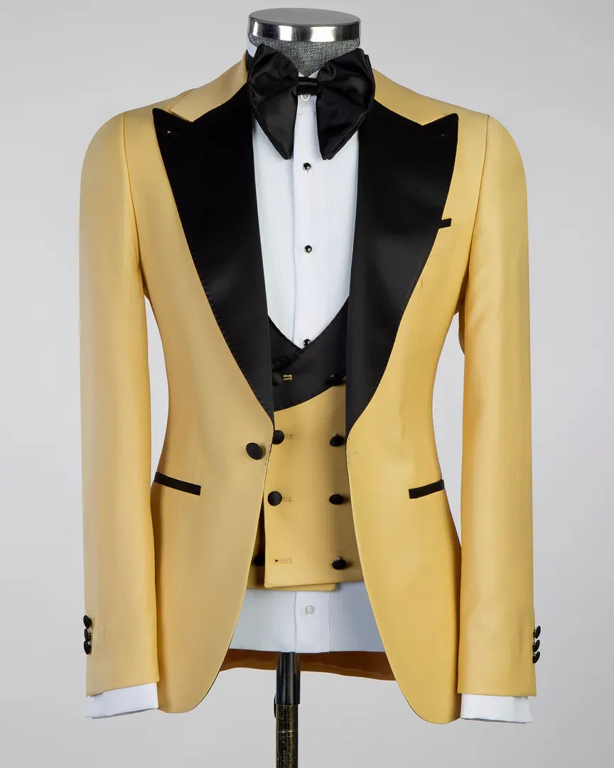 Peak Lapel 3-piece Tuxedo
