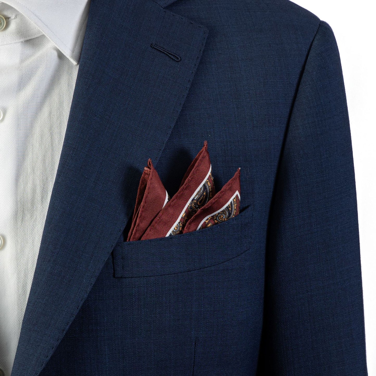 Men’s Coffee Pattern Pocket Square