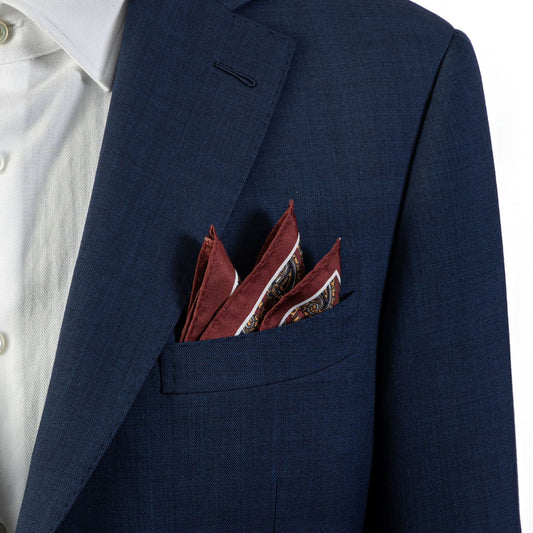 Men’s Coffee Pattern Pocket Square