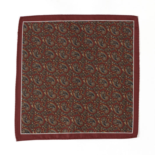 Men’s Coffee Pattern Pocket Square