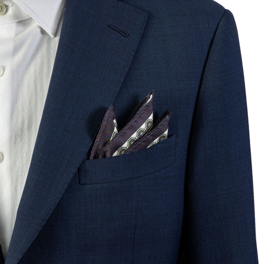 Men’s Light Green Pattern Pocket Square