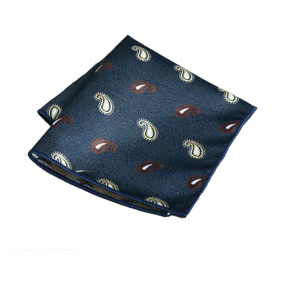 Men’s Blue Print Pocket Square