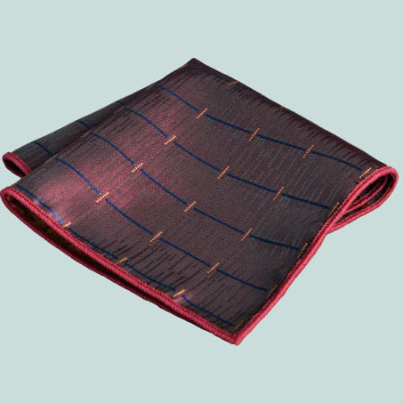 Men’s Burgundy Pocket Square