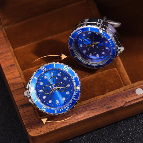 Luxury Watch Dial Cufflinks for Men