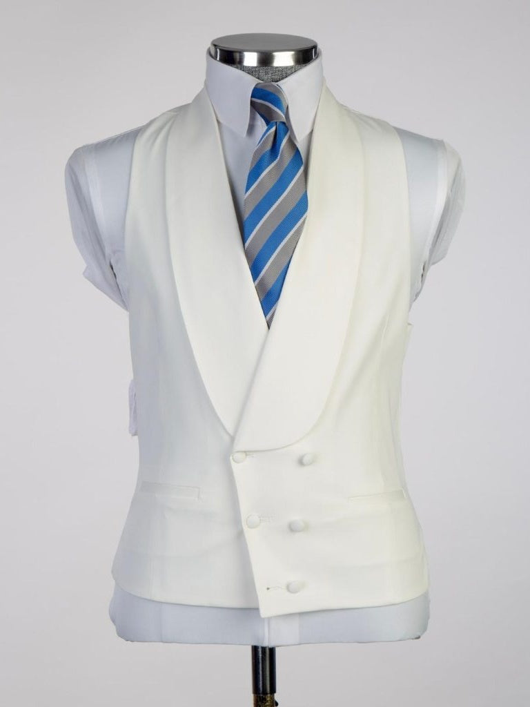 Blue plaid 3 Piece Single Breasted Slim Fit Formal Tuxedo for Men