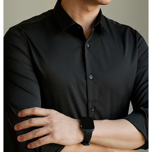 Men’s Long Sleeve Slim Fit Dress Shirt for Business & Formal Wear