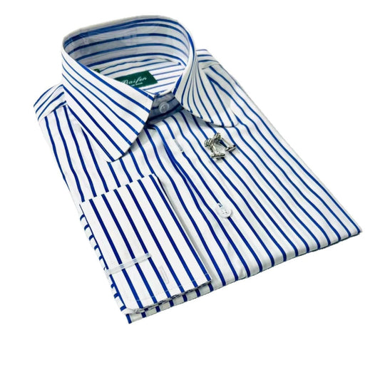 Men’s Long Sleeve Striped Shirt – Business Casual