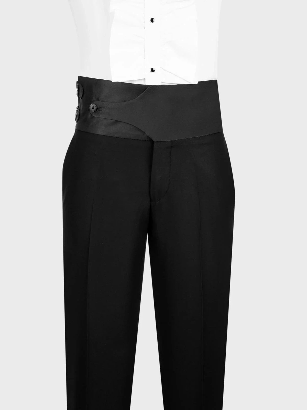 Classic Black Tuxedo Suit – Shawl Lapel One Button Style