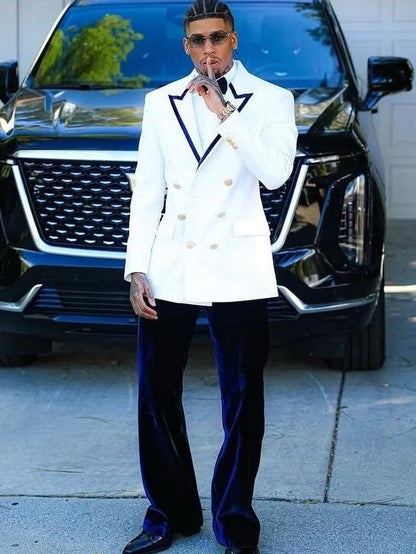 White Luxury Prom Tuxedo for Men – Slim Fit Statement Suit