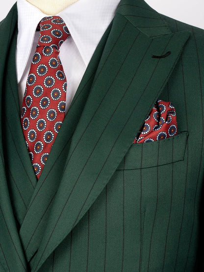 Green Pinstripe Prom Suit for Men – Bold Statement Look