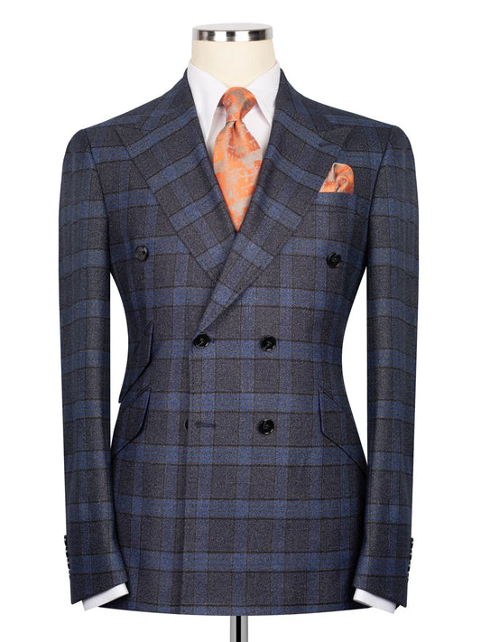 Black Plaid Prom Suit for Men – Sharp Statement Style