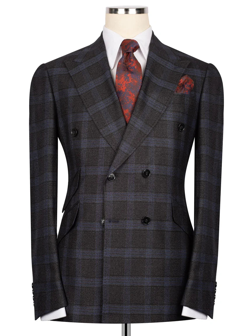Black Plaid Prom Suit for Men – Sharp Statement Style