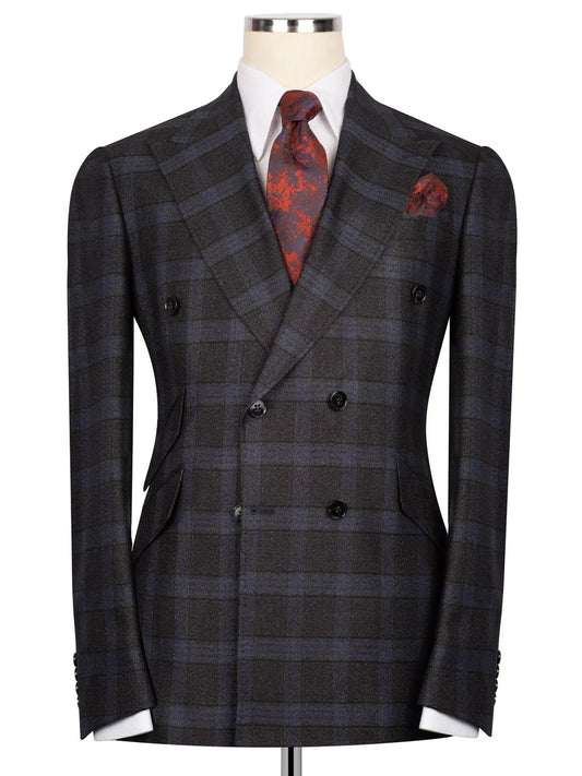 Black Plaid Prom Suit for Men – Sharp Statement Style