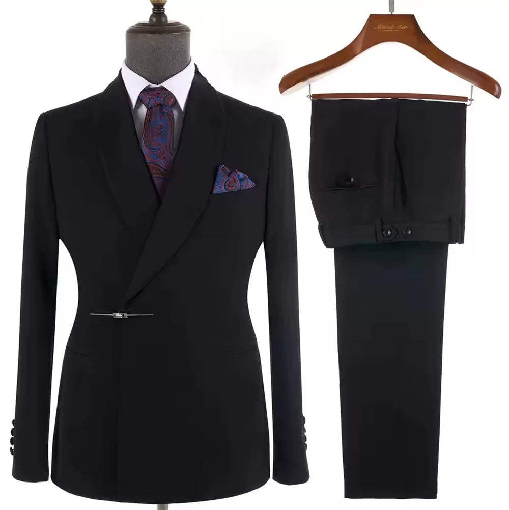 Men's Shawl Lapel 2-piece Suit