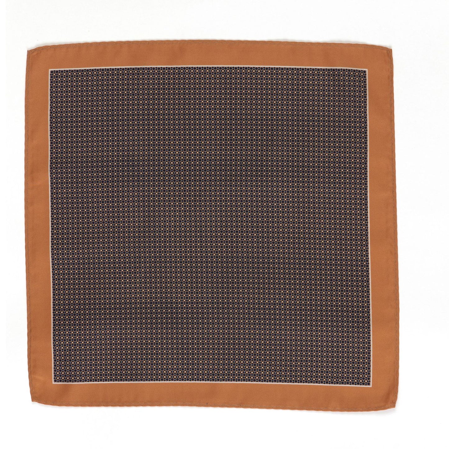 Men’s Brown Pattern Pocket Square