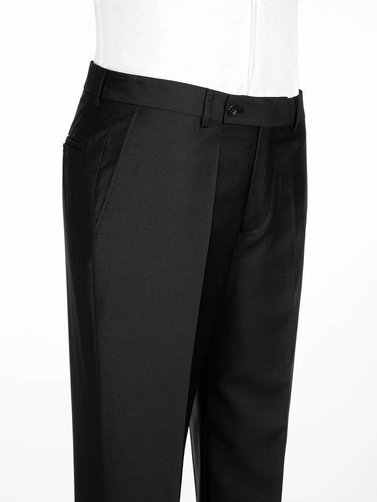 Double-breasted 2-piece Suit in Black