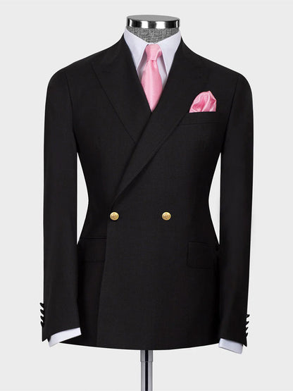 Two-button Peak Lapel 2-piece Suit