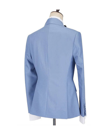 One-button Peak Lapel 2-piece Suit