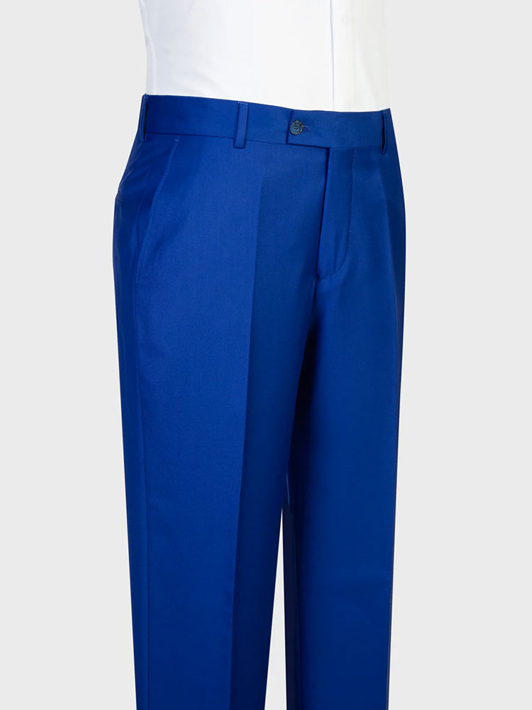 Double-breasted 2-piece Suit in Royal Blue