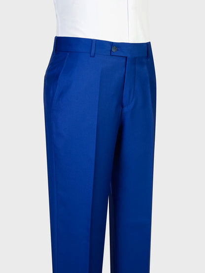 Double-breasted 2-piece Suit in Royal Blue