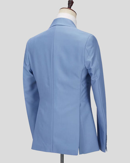 Men's Peak Lapel 3-piece Suit
