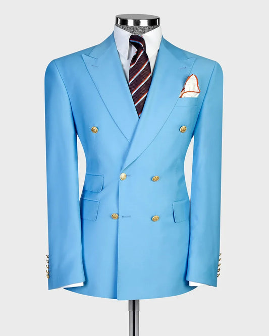 Men's Double-breasted 2-piece Suit