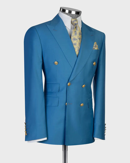 Men's Double-breasted 2-piece Suit