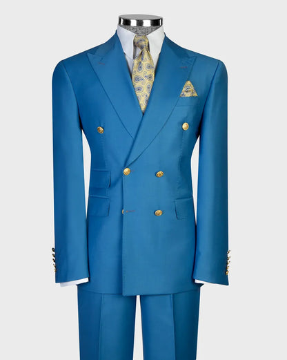 Men's Double-breasted 2-piece Suit