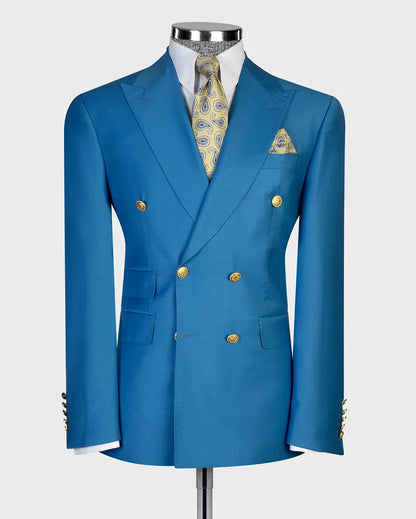 Men's Double-breasted 2-piece Suit