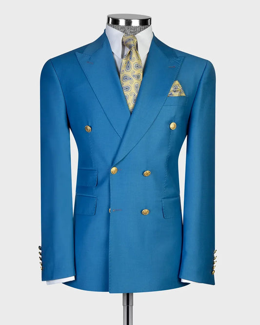Men's Double-breasted 2-piece Suit