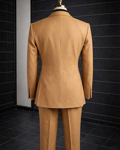 One-button Chic Lapel 2-piece Suit