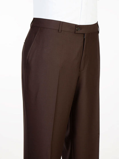 Double-breasted 2-piece Suit in Brown