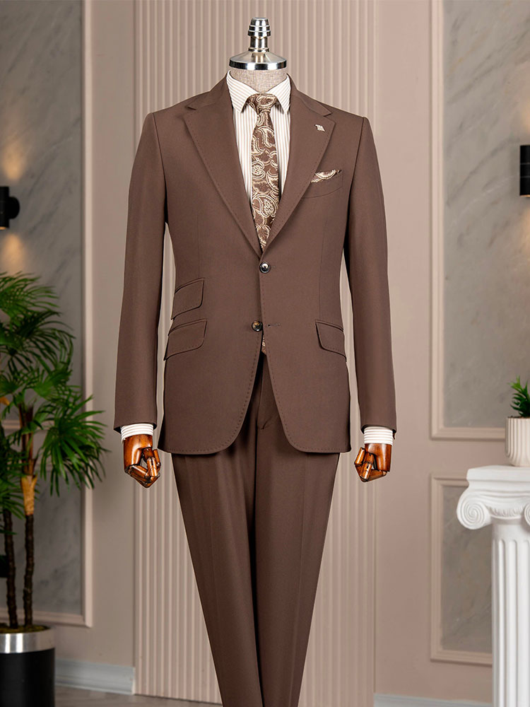 Chic Notch Lapel 2-piece Suit